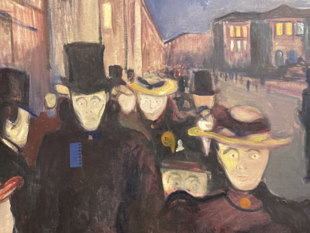 Soirée sur l'avenue Karl Johan - 1892Edvard Munch